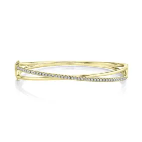 0.58ctw Diamond Bridge Bangle