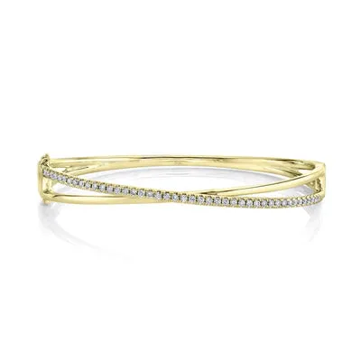 0.58ctw Diamond Bridge Bangle