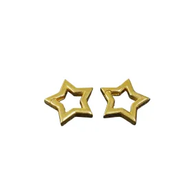 18k Gold Filled Link Star Shape Clasps