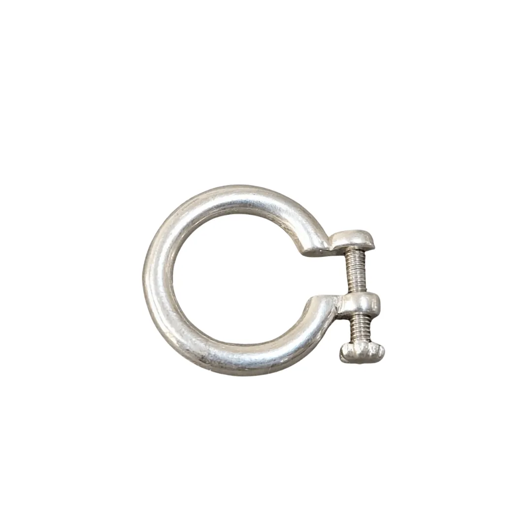 19.5 mm 925 Sterling Silver Horseshoe Clasp