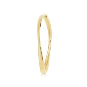 9ct Gold Twist Bangle BN430