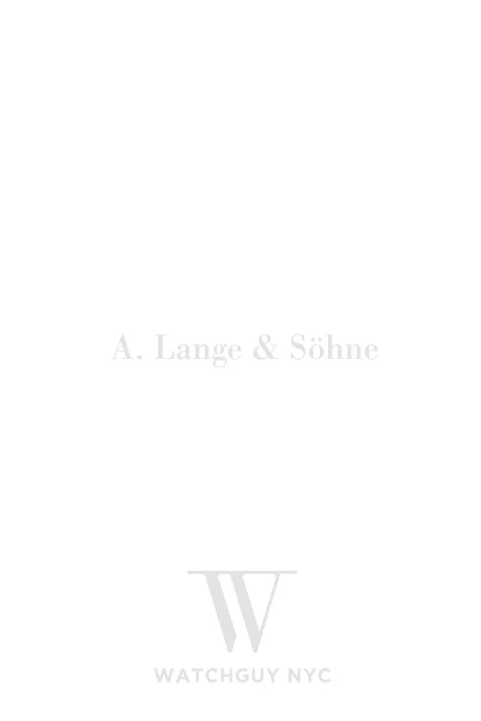 A. Lange & Sohne Grand Lange 1 Grand Lange 1 117.025 Watch