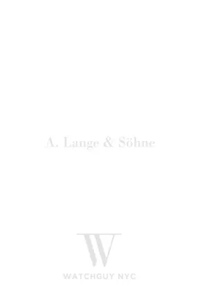 A. Lange & Sohne Grand Lange 1 Grand Lange 1 117.025 Watch