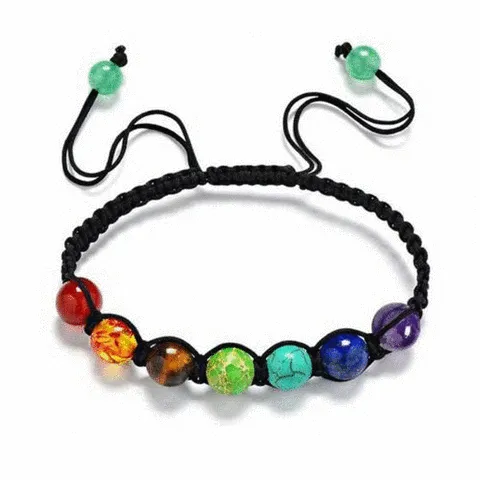 Adjustable Spiritual Chakra Crystal Unisex Bracelet