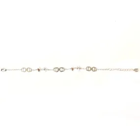 Aigner A Logoi Silver Bracelet