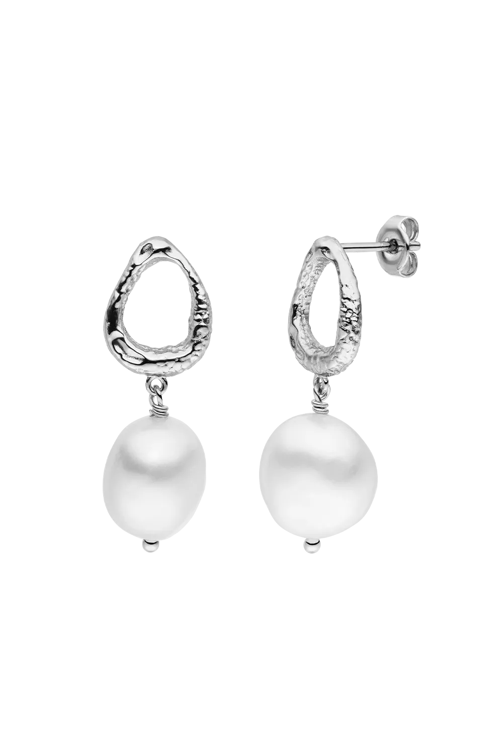 Amalfi Pearl Set Silver