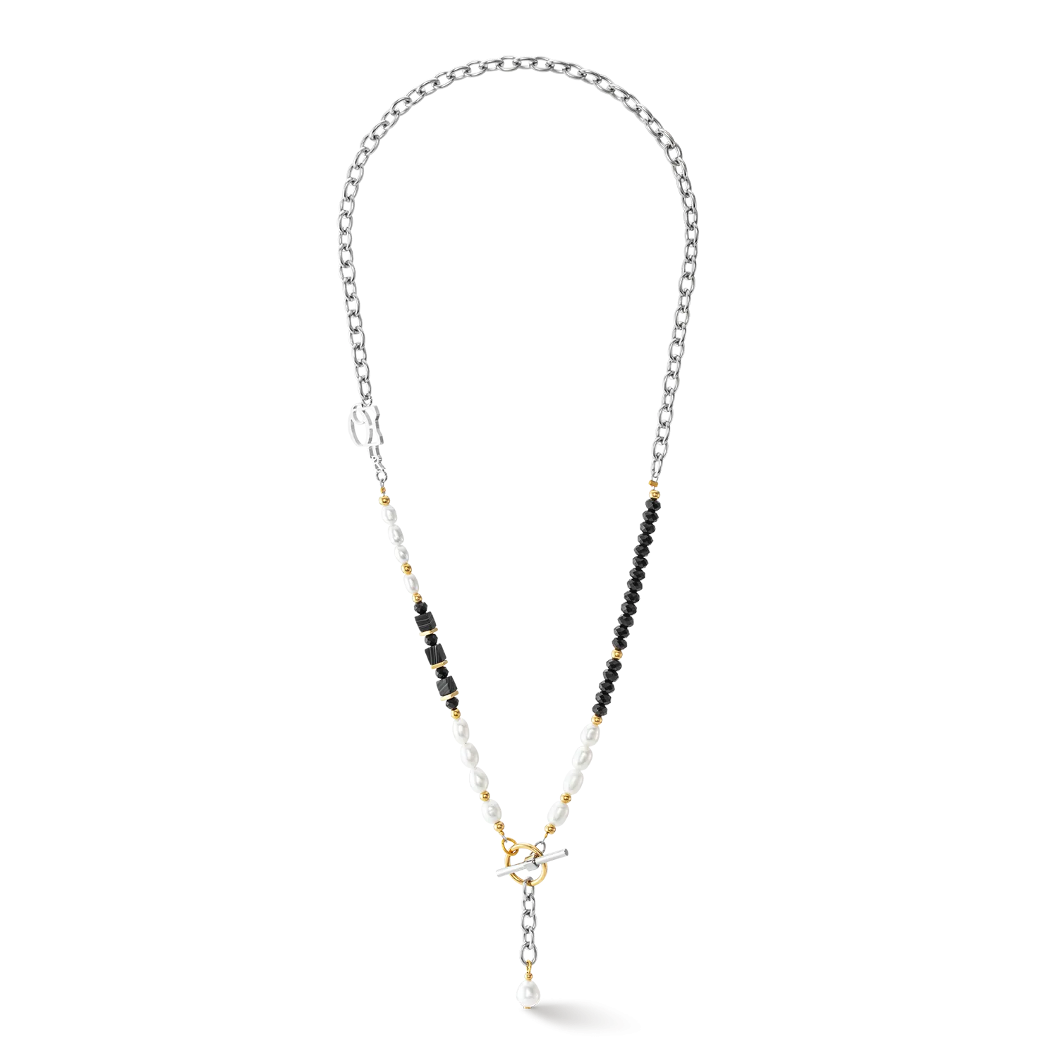 Art Deco Elegance necklace bicolour