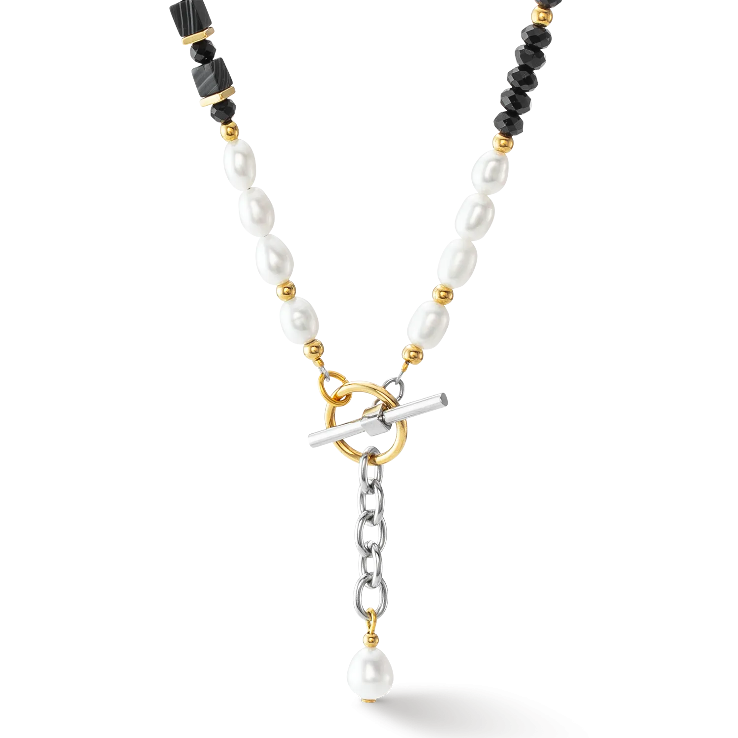 Art Deco Elegance necklace bicolour