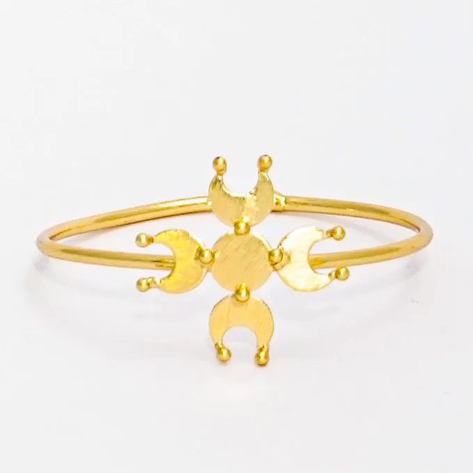 AS200141 - Gold Plated Adjustable Bangle