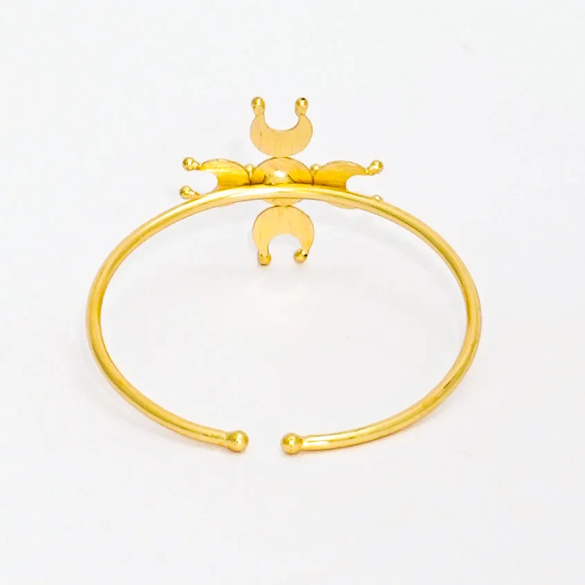 AS200141 - Gold Plated Adjustable Bangle