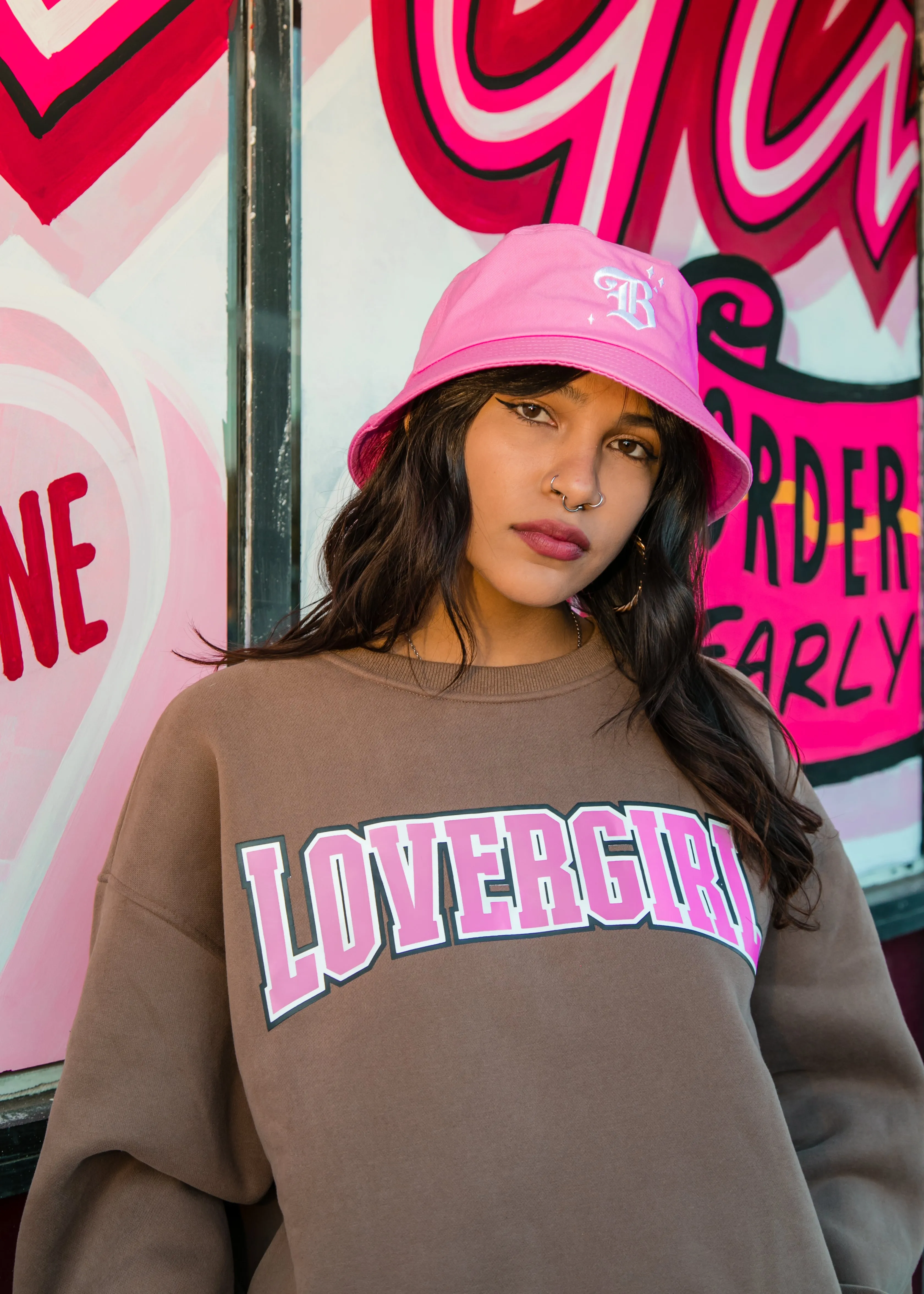 B Love Bucket Hat - Pink