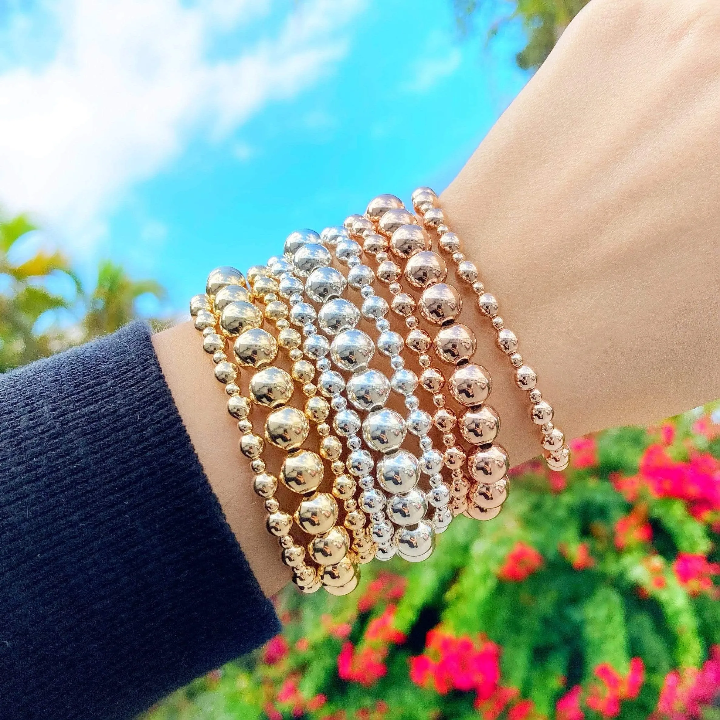 Baller | Gold Bracelets by Size