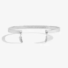 Bar Feather Silver 6cm X 4.8cm Bracelet 6127