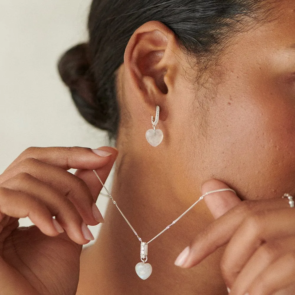 Beloved Moonstone Layering Set Sterling Silver