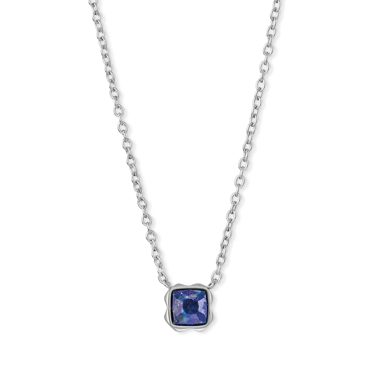 Birthstone September Necklace Lapis Lazuli Silver