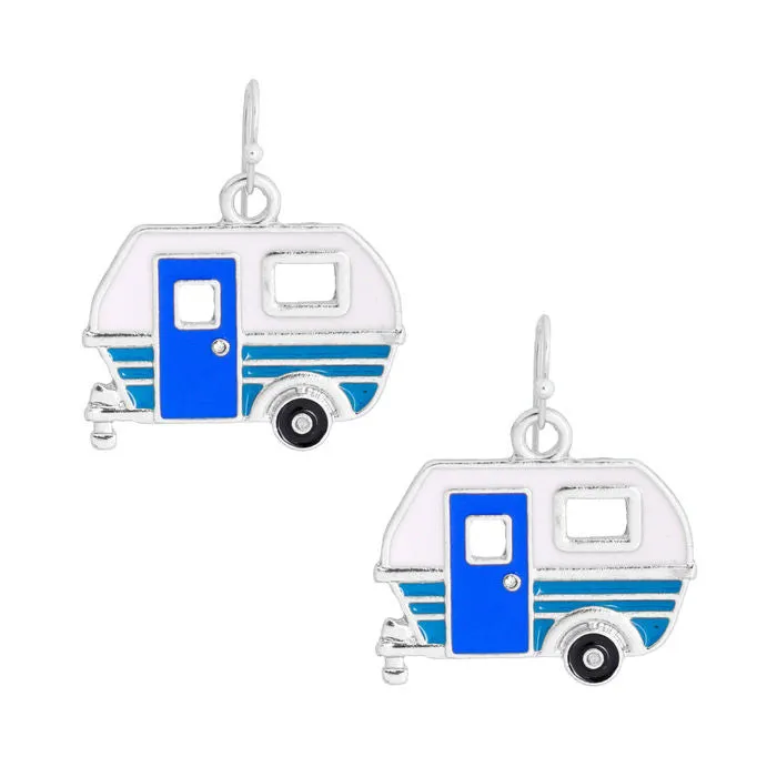 Blue Camper Earrings