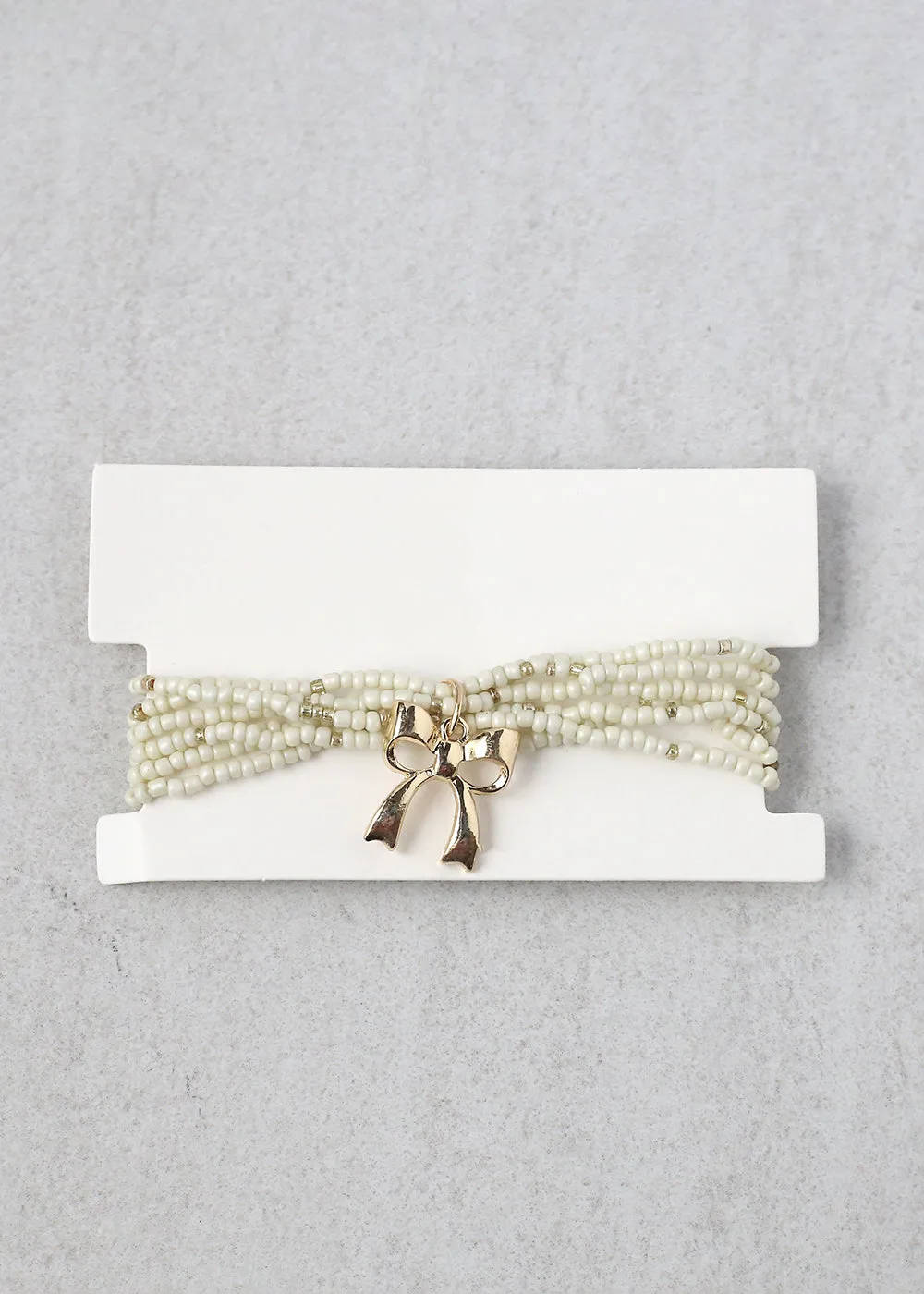 Bow Charm Multiple Bracelet