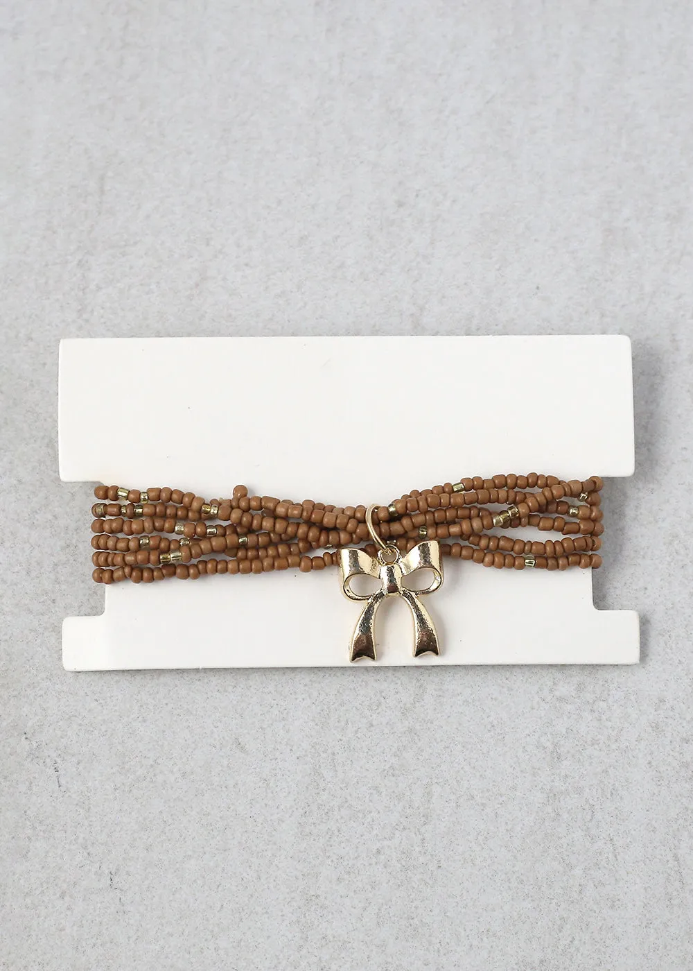 Bow Charm Multiple Bracelet