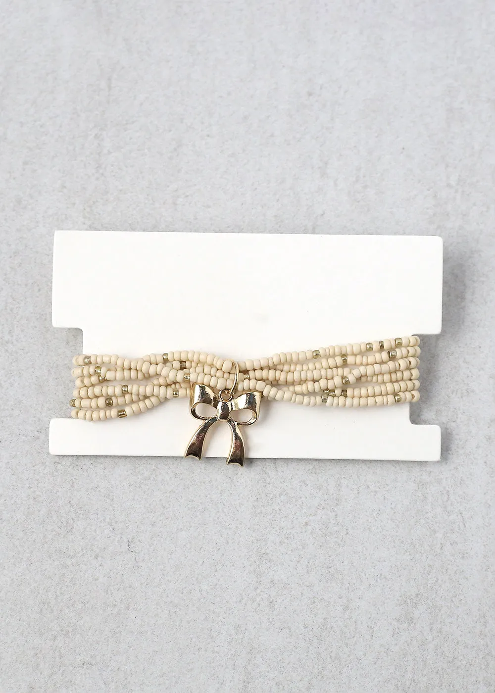 Bow Charm Multiple Bracelet