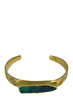 Brooke Gregson 18k Gold Australian Opal Cuff Bracelet