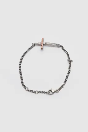 BUCK PALMER - DOUBLE COPPER CROSS BRACELET