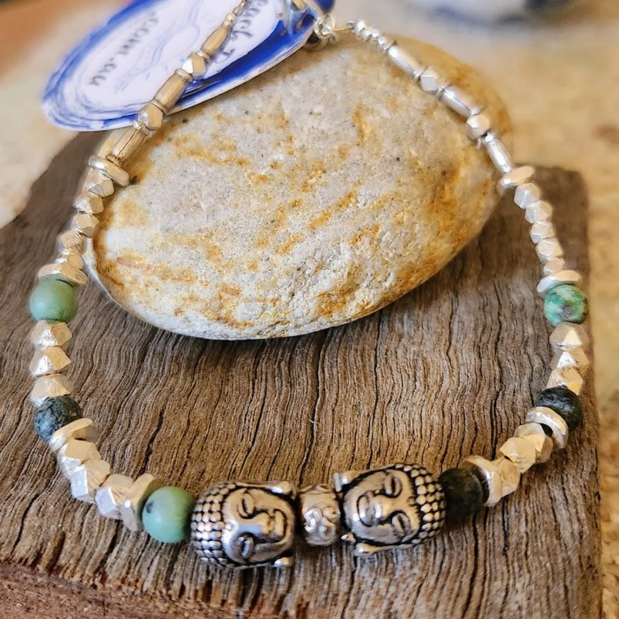 BUDDHA - TURQUOISE HILLTRIBE BRACELET