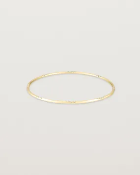 Cascade Oval Bangle | Diamonds