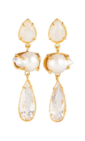 Christie Nicolaides Giuseppina Earrings - White