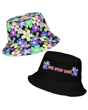 Crazy Daisy Reversible Bucket Hat