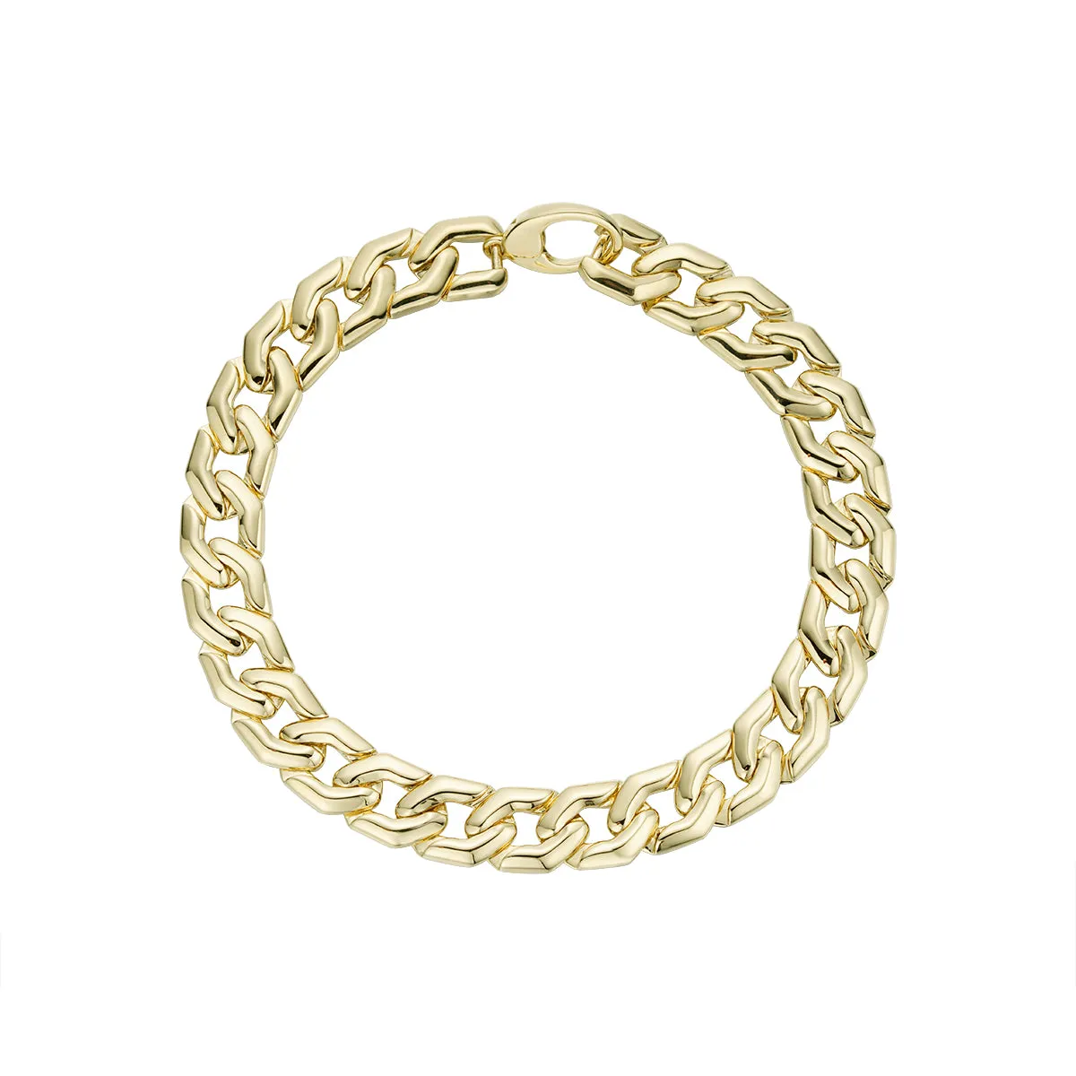 Curb Cuban Serpentine Bracelet