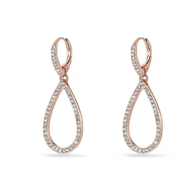 DELIA earrings rosegold-plated