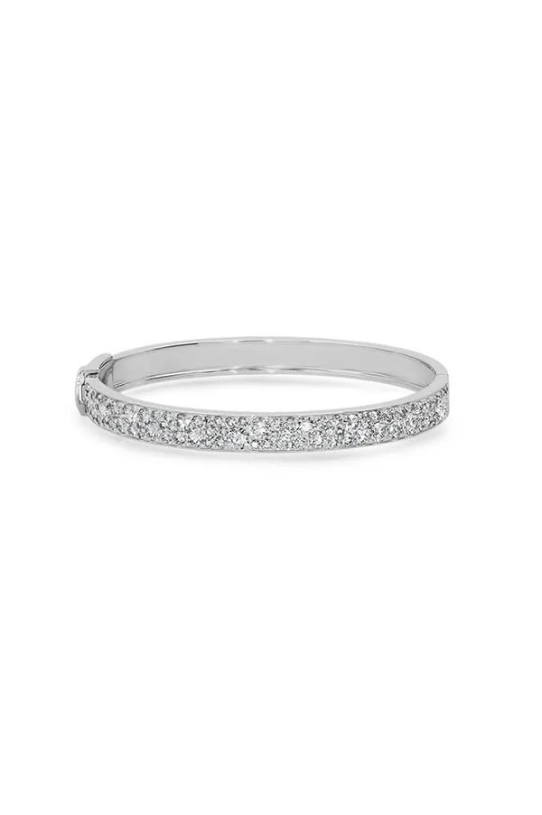 Diamond Cluster Bangle