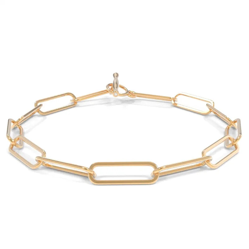 Diamond Toggle Link Bracelet