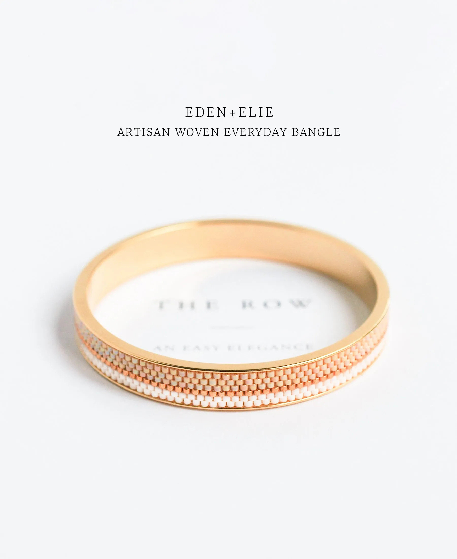 EDEN   ELIE Everyday Gold Narrow Bangle - turquoise