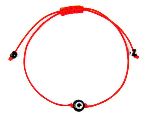 Evil Eye Bracelet Red String Cord Glass Bead