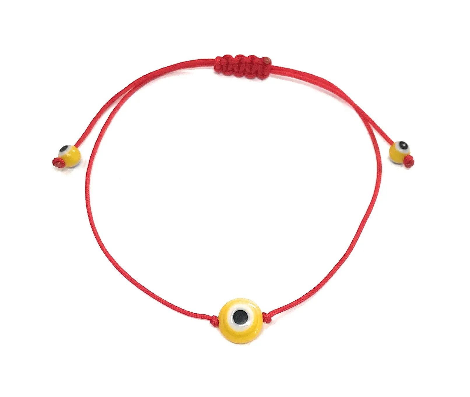 Evil Eye Bracelet Red String Cord Glass Bead