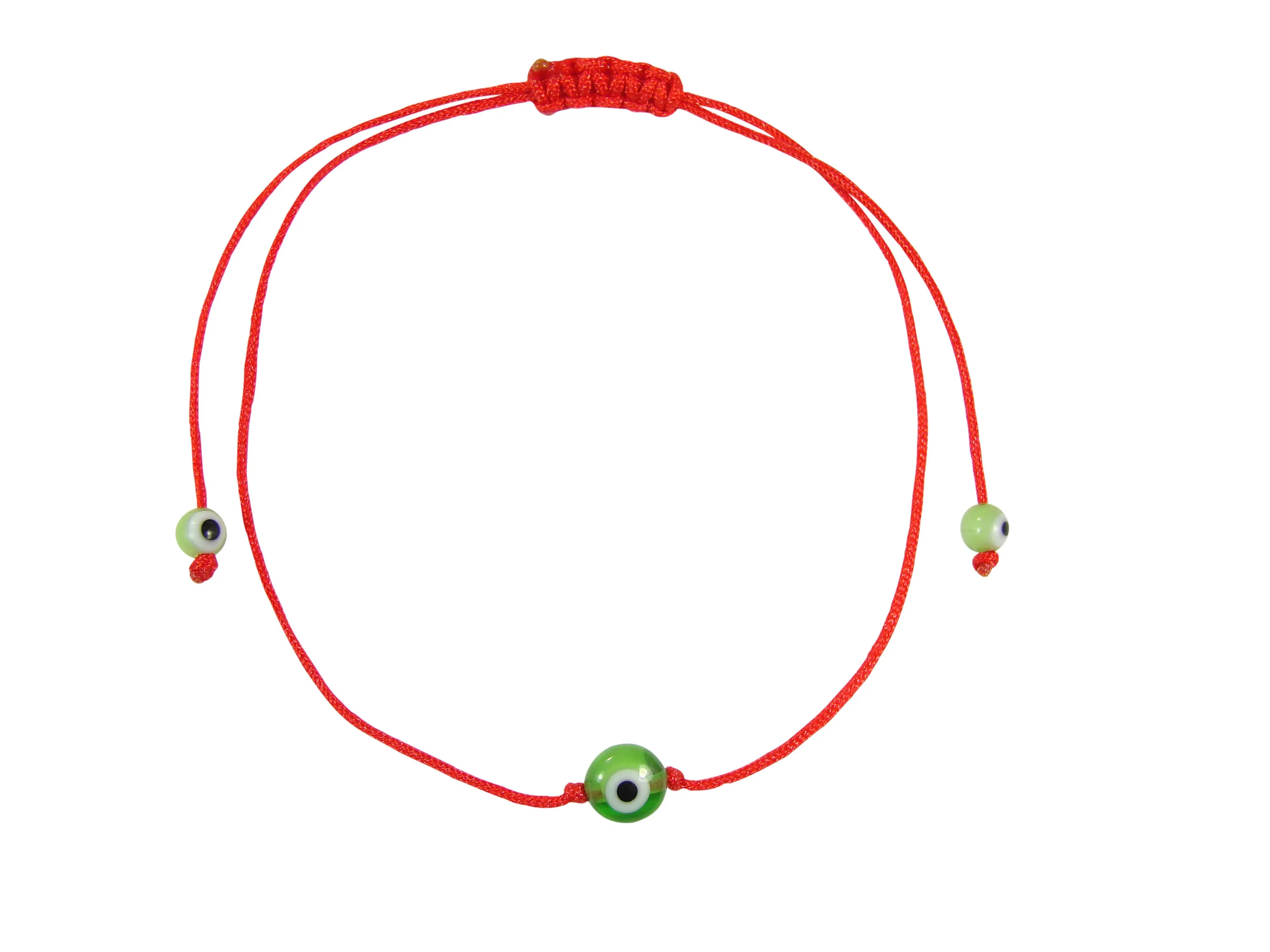 Evil Eye Bracelet Red String Cord Glass Bead