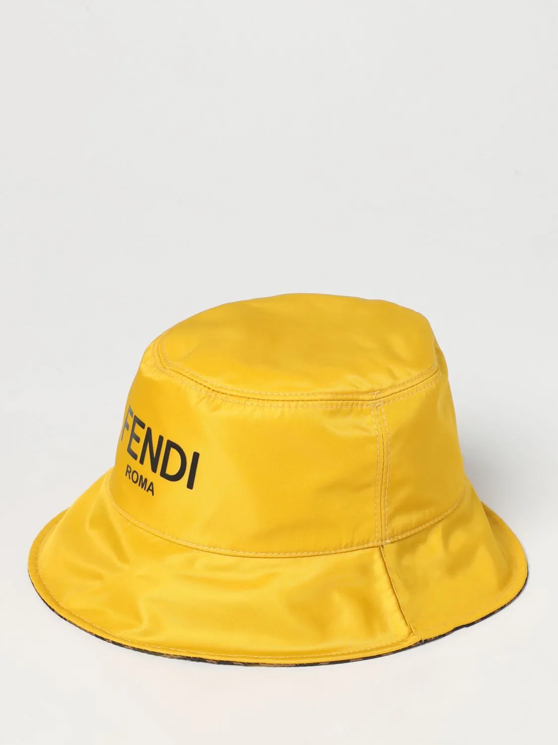 F Brown Logo Bucket Hat