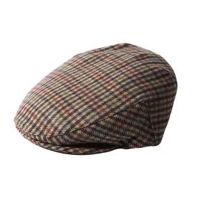 Failsworth - Norwich - Wool Blend Flat Cap - #244 Brown Red Mix