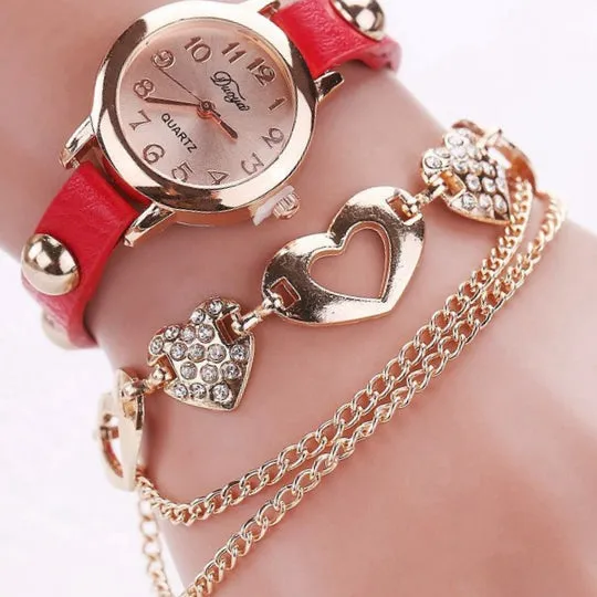 Fashion Love Multi Chain Watch