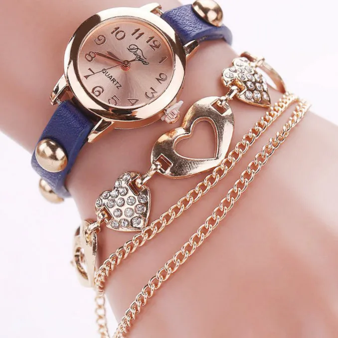 Fashion Love Multi Chain Watch