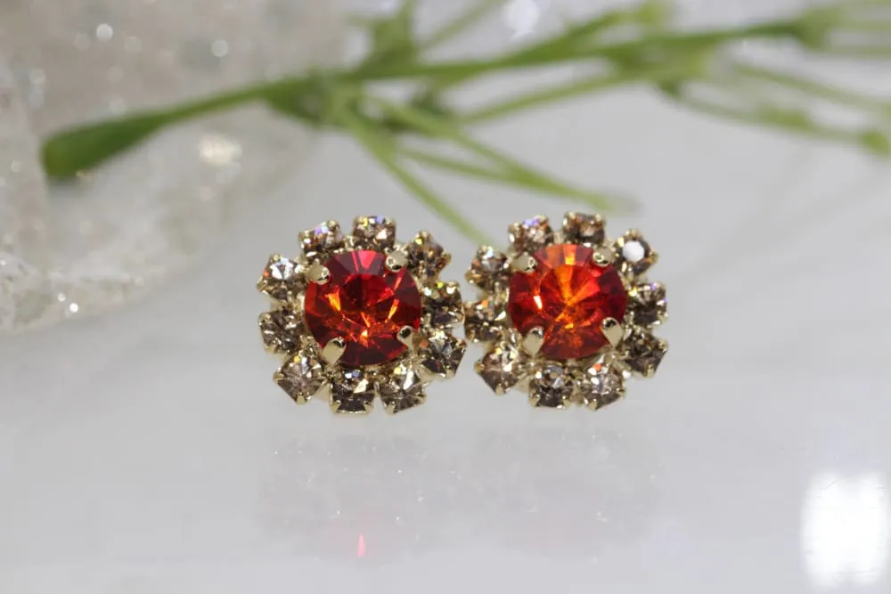 FIRE COLOR EARRINGS