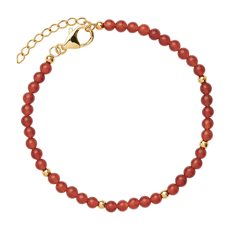 GERANIO RED ONYX BRACELET