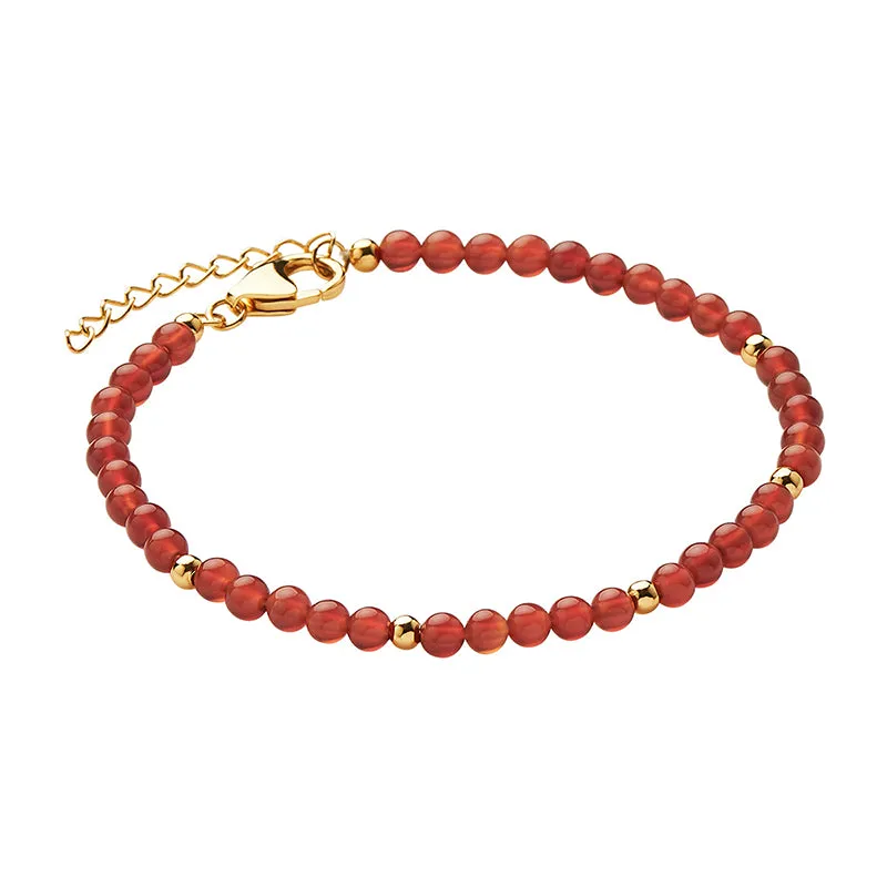 GERANIO RED ONYX BRACELET