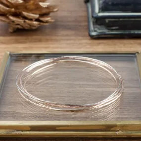 Gold Streaks Hammered Bangle (Set of 3 bangles)