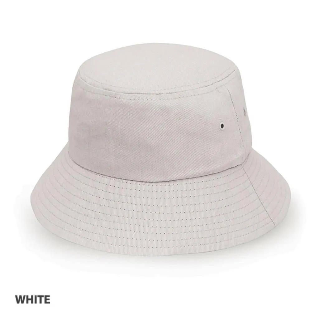 Grace Collection AH715 Heavy Brushed Cotton Bucket Hat w/ Logo - 500 QTY