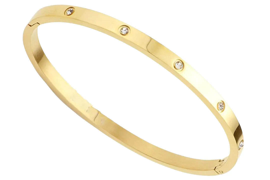 Gwyneth Studded Bangle Bracelet