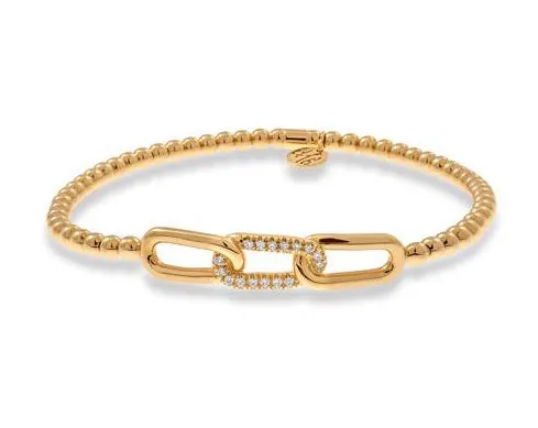 Hulchi Belluni 'Tresore' Diamond Link Stretch Bracelet (23320)