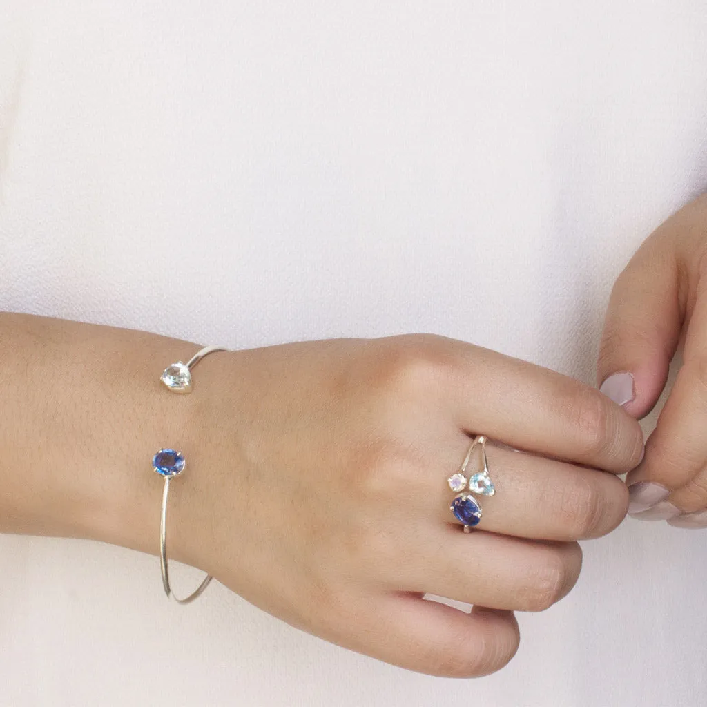 Kyanite & Blue Topaz Bracelet