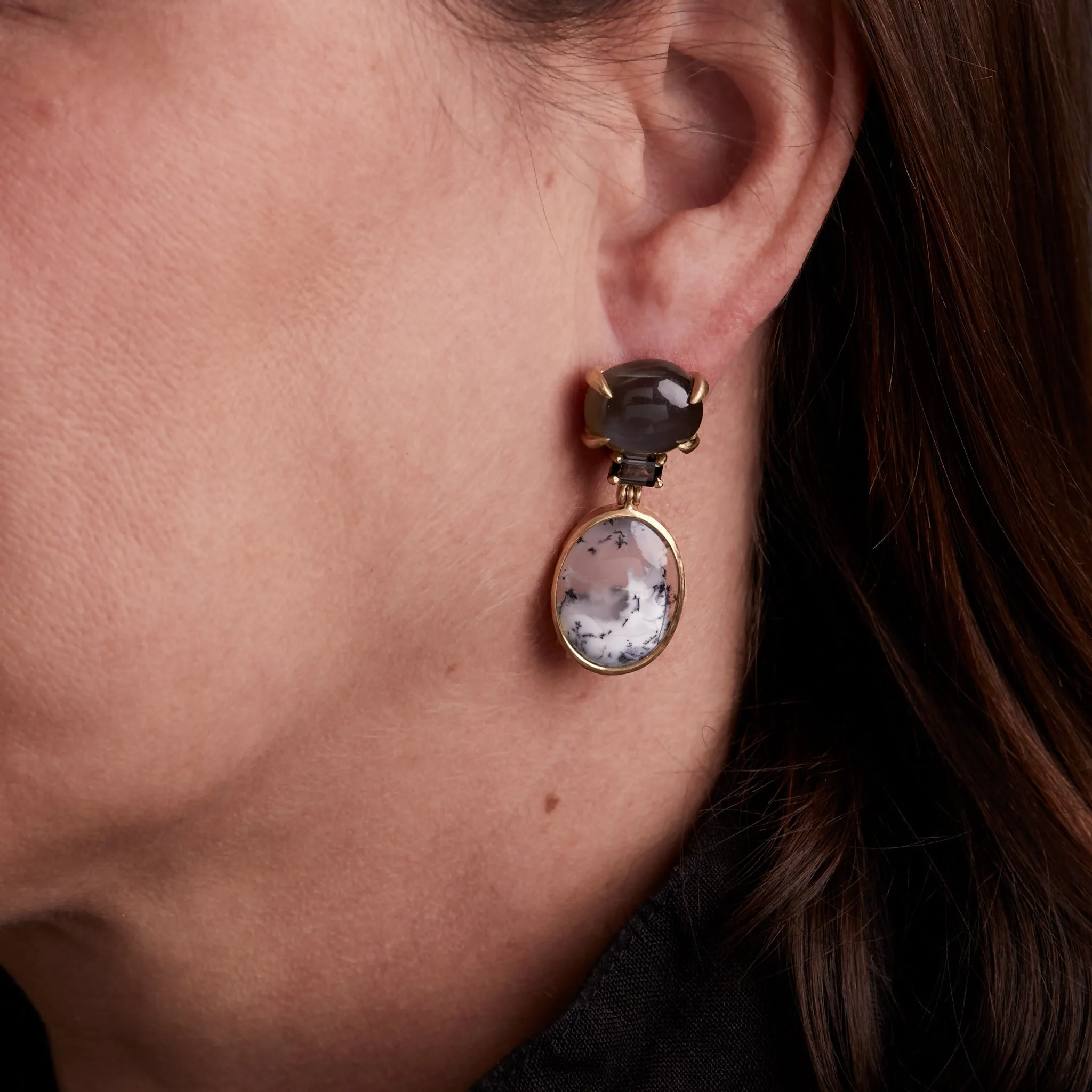 Landscape: Sky, Nimbostratus Earrings